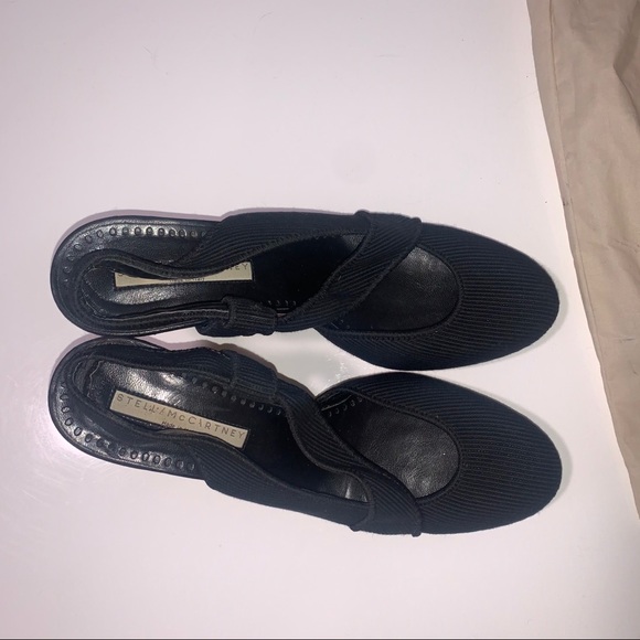 STELLA MCCARTNEY Black Slingback Pumps 36.5 - Picture 6 of 13